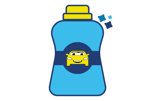 Cleaning Products0.5x Vector of a bottle of cleaner representing The Auto Spa's superior car cleaning products