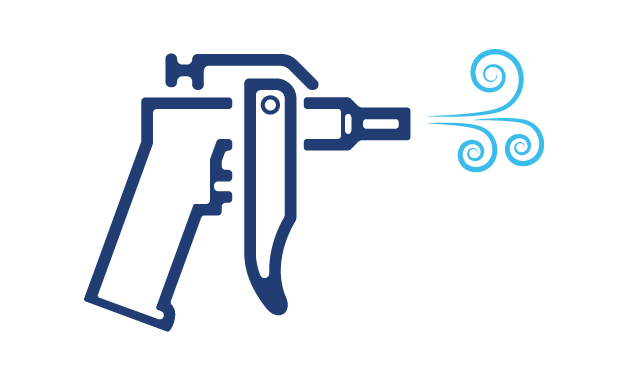 Detail Nozzles0.5x Vector of an air nozzle representing The Auto Spa's free detail air nozzles